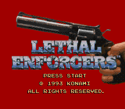 Lethal Enforcers screenshot 3 for Sega Genesis